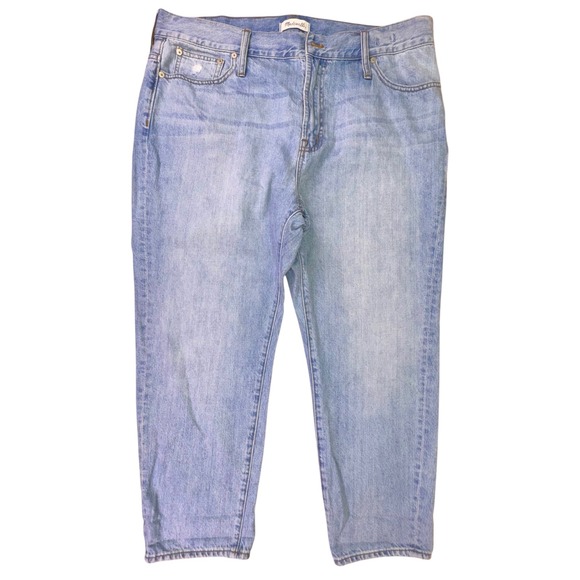 Madewell Denim - Madewell The Perfect Vintage Jean Women's 34 High Rise Tapered Light Wash